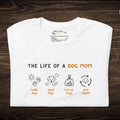 Dog Mom T-Shirt | Cotton Tee for Women Pet Parents - Funny Dog Lover Gift