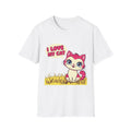 Cutesy Cat Lover T-Shirt - Cartoon Kitty Top, Soft Cotton Tee