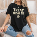 Treat Dealer Shirt, Funny Cat Lover T-Shirt, Cute Pet Owner Gift, Minimalist Cat Graphic Tee