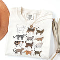 Comfort ColorsÂ® Cats Tshirt, Retro Kitten Shirt, Cat Lovers Gift, Cute Cat Shirts, Cat Mama Shirt Cat Paws Shirt, Cat Mom Shirt