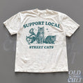 Support Local Street Cats Vintage 90s Style T-shirt, Retro Kitten Cute Top, Cat Lovers Gift, Cat Meme Shirt Unisex Tee, Funny Weird Shirt