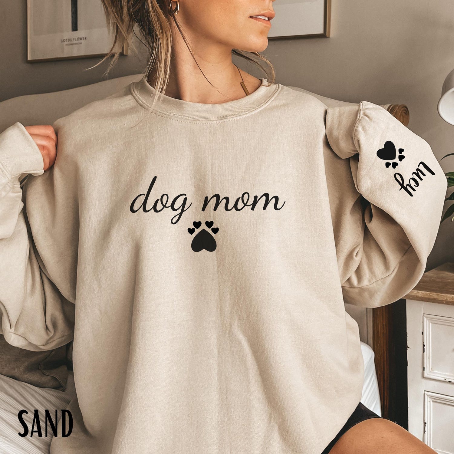 Dog Mom Sweatshirts - Custom Dog Mom Shirt - Dog Mom Shirts - Womens Sweatshirts - Dog Mom Tshirt - Dog Mom GiftÂ -Â DogÂ MomÂ Tee