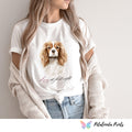 Dog Mom T-Shirt: 100% Cotton, 'Love at First Sight' Quote