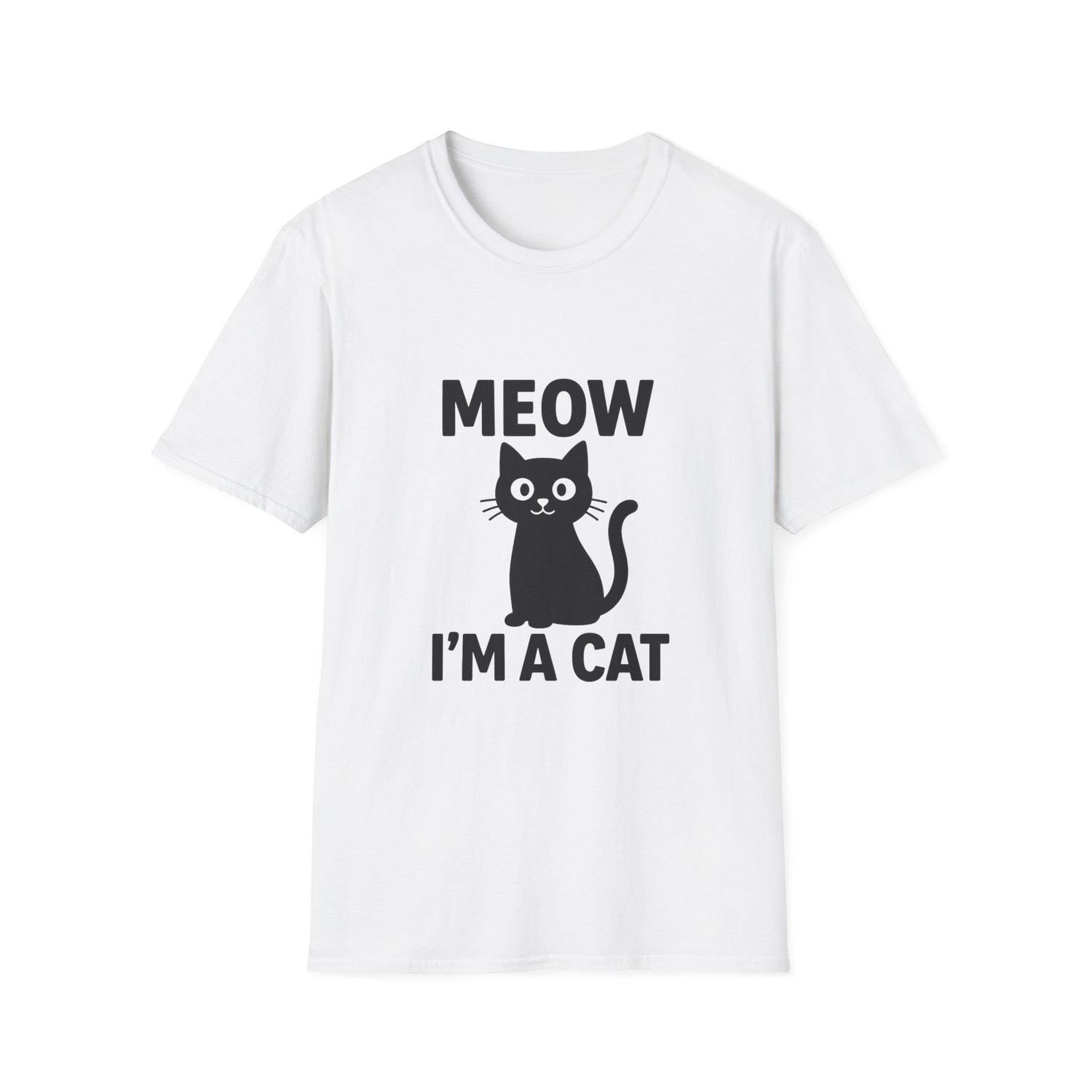 Funny Cat Shirt Meow I'm A Cat - Cute Graphic Tee Gift for Pet Owners
