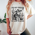Funny Corgi Shirt, Gift For Corgi Lover, Retro T-Shirt For Corgi Mom, Dog Sweatshirt, I've Got Friends In Low Places Corgi Dad Tee