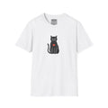 Cat Lover T-Shirt - Softstyle Cotton Tee with Funny English Text
