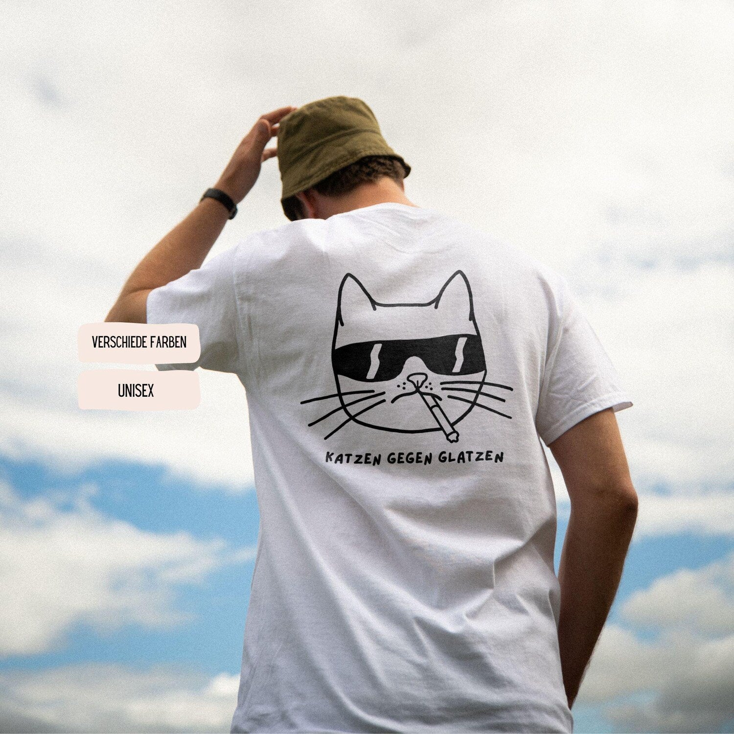 Cats Against Bald Heads Shirt, Antifa Cat T-Shirt, Left-wing Streetwear Cat Fan Gift Tee