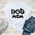 Dog Mom T-shirt, Dog Mom Gift, Dog Paw Print Shirt, Dog Lover, Mother's Day Gift For Mom