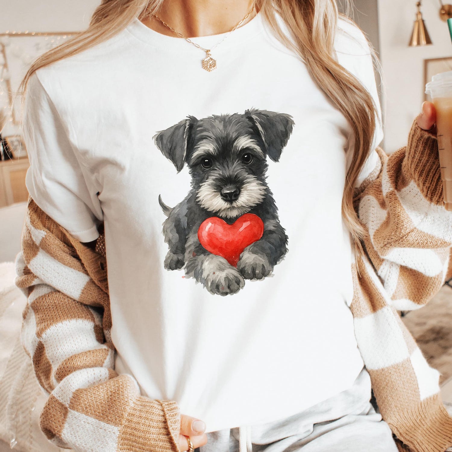 black dog heart shirt cute dog lover tee gift for rescue moms pet sitters animal lovers dog girls dog mom t-shirt puppy love tee