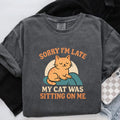 Comfort Colors Cat Lover T-Shirt: Funny Cat Mom Graphic Tee