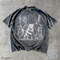 Gangsta Cats T Shirt Vintage Streetwear Graphic Tee, Funny Cat Lover Gift, Hip Hop Style Oversized Grunge Aesthetic Unisex Kitten Top