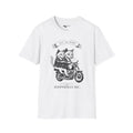 Cat Motorcycle T-Shirt: Unisex Animal Lover Tee