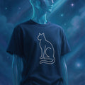 Cat Lover T-Shirt Unisex Classic Tee Minimalist Design Comfortable Casual Top Gift for Men & Women