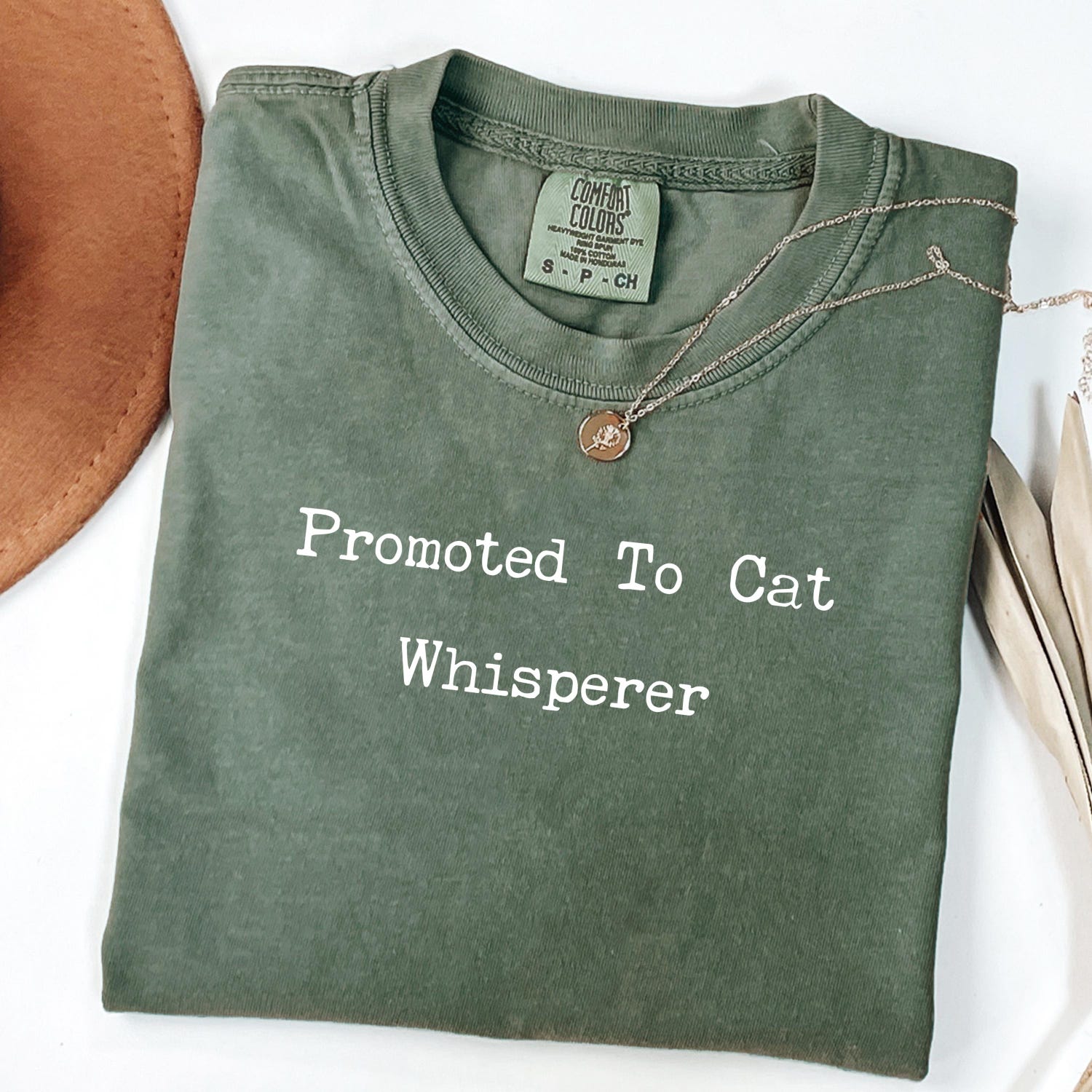Promoted To Cat Whisperer Shirt - Funny Cat Lover Gift, Crazy Cat Lady Tee