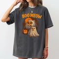 Ghost Kitten Halloween T-Shirt | Spooky Cat Lover Comfort Colors Tee | Cute Ghost Tee