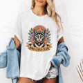 Nine Lives Club Cat Shirt, Vintage Witchy Cat Lover Tee, Retro Floral Cat Graphic Gift