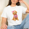 cute dog halloween shirt fluffy puppy lover tee gift for dog moms halloween girls pet lovers dog owners dog mom t-shirt halloween dog girl