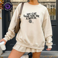 Sarcastic Cat Lover T-Shirt: Funny Rude Cat Graphic Tee