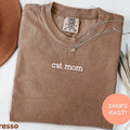 Comfort ColorsÂ® Cat Mom Shirt, Cat Mama T-Shirt, Gift to Mom, Pet Lover Shirt, Cat Shirt, Cat Lover Gift, I Love Animals Shirt, Fur Mom Tee