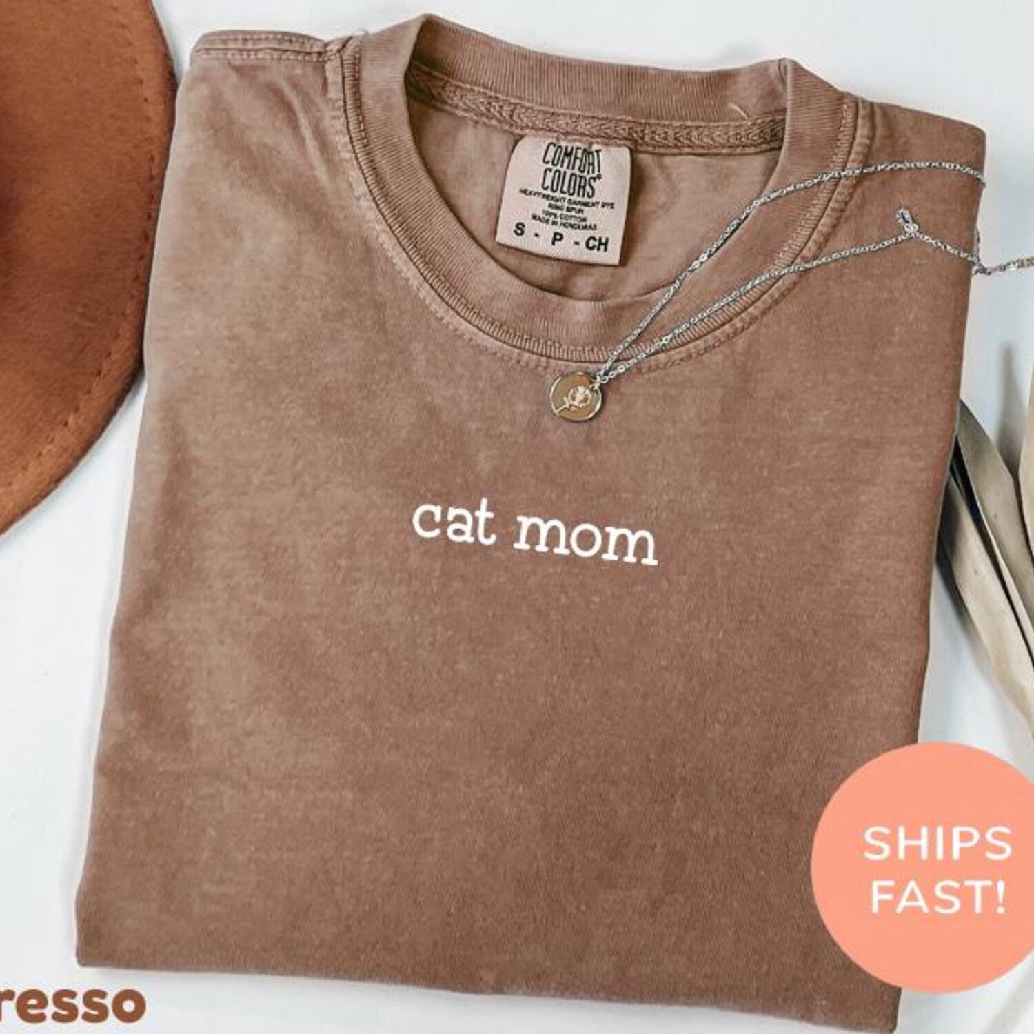 Comfort ColorsÂ® Cat Mom Shirt, Cat Mama T-Shirt, Gift to Mom, Pet Lover Shirt, Cat Shirt, Cat Lover Gift, I Love Animals Shirt, Fur Mom Tee