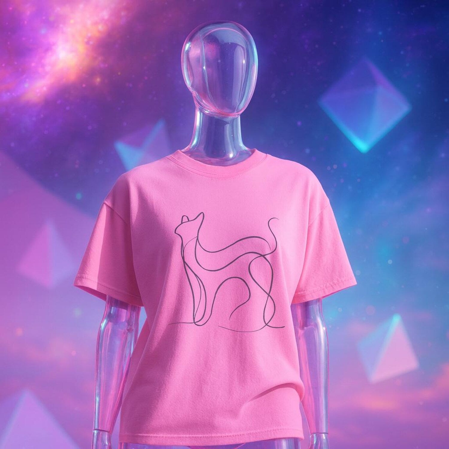 Cat Lover T-Shirt Unisex Classic Tee Minimalist Graphic Top Comfortable Casual Gift