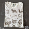 Retro 90s Cat Kitten T-Shirt | Comfort Colors Y2k Style | Cat Lover Gift