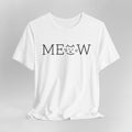 Meow Cat Lover T-Shirt: Unisex Jersey Tee