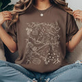 Cat Lover T-shirt, Cat Owner Shirt, Unisex Tee, Garment-Dyed Top, Feline Graphic Shirt, Animal Print T-shirt