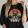 German Shepherd Mom Shirt, Dog Lover Tee, Retro Dog Mom T Shirt, Funny Pet Parent Gift, Shepherd Graphic Tee, Cute Dog Mom Top