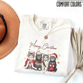 Comfort ColorsÂ® Christmas Cats T-Shirt: Festive Cat Lover Gift Tee