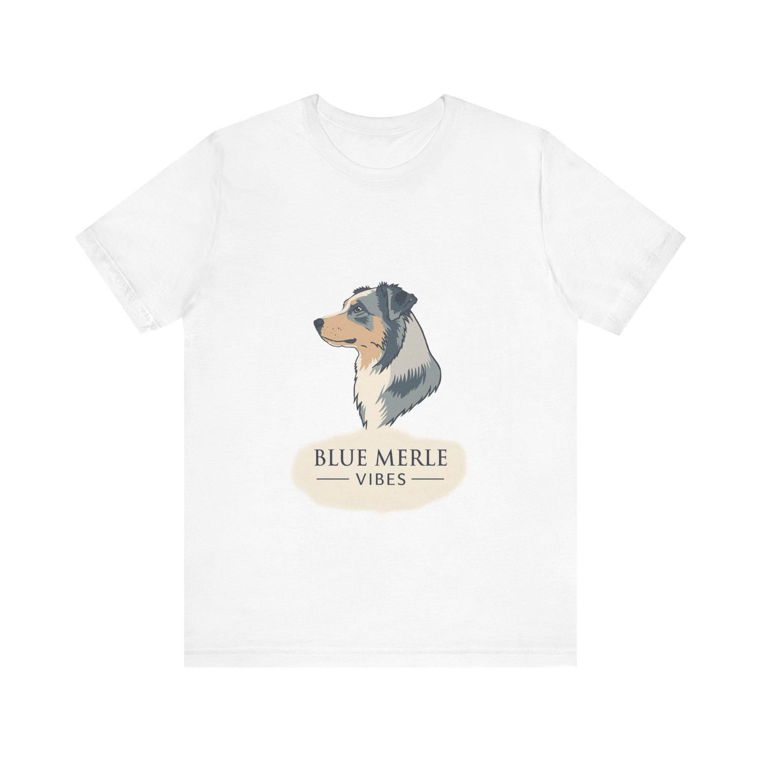 Blue Merle Vibes Shirt | Australian Shepherd Line Art Tee | Aussie Lover Gift | Minimalist Blue Merle Dog Shirt | Elegant Dog Mom T-Shirt