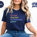 Labrador Glitter Shirt: Dog Mom Tee