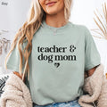 Teacher & Dog Mom Shirt, Teacher Gift, Dog Lover Tee, Back to School Shirt, Dog Mom Life, Teacher Appreciation Gift, Dog Mom Teacher Shirt