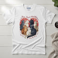 Cute Cat Lover T-Shirt, Minimalist Feline Art Tee, Aesthetic Cat Mom Gift, Womenâs Oversized Animal Graphic Shirt, Unique Pet Tee