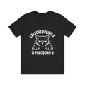 Cats Over People Paws Down Funny Cat Lover T Shirt Cute Kitty Tee Gift for Cat Moms and Dads