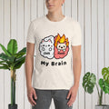 Funny Cat T-Shirt â Chill vs Panic Cats Graphic Tee for Cat Lovers Gift