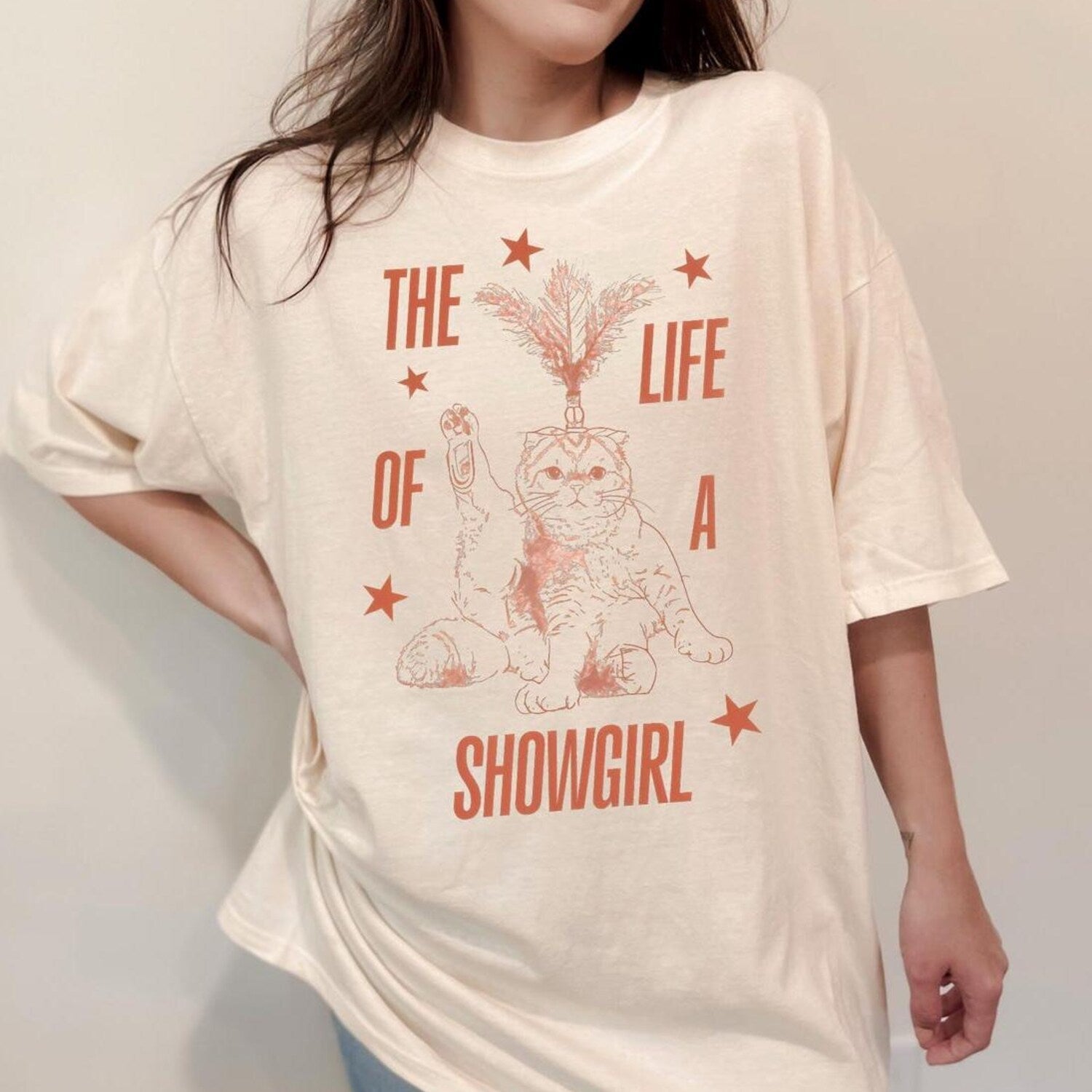Vintage The Life of A ShowCat Shirt, Showgirl Shirt, The Aristocats Marie Cat Tee, Cat Lover Shirt, Disneyland Marie Cat