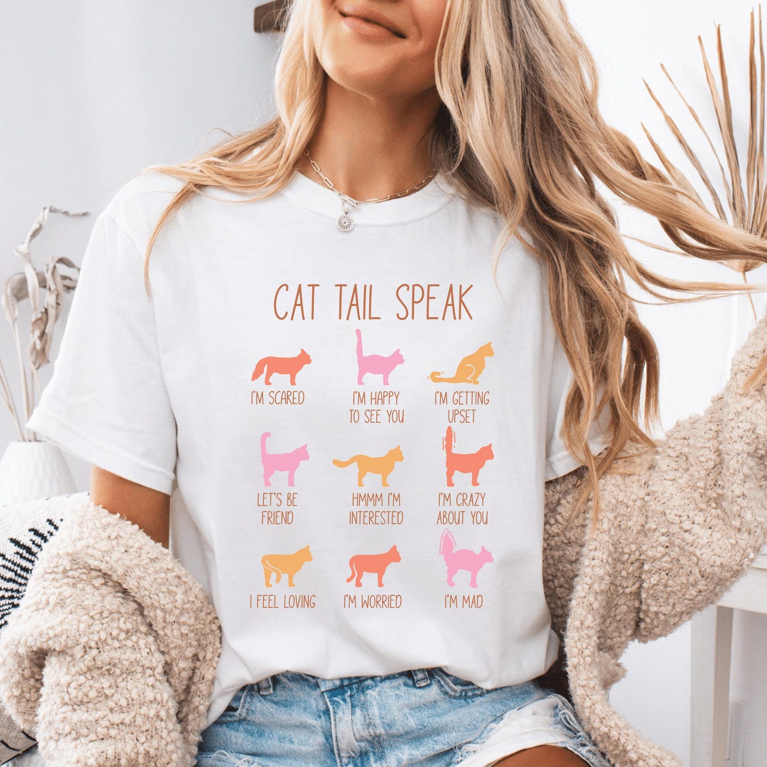 Cat Tail Speak Comfort Colors Shirt Crazy Cat Lady Shirt Gift For Cat Mom Shirt Cat Owner Gift For Cat Lover Gift Cat Mama Tee Cat Dad Shirt
