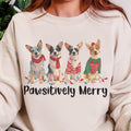 Christmas Australian Cattle Dog Sweatshirt: Heeler Holiday Crewneck