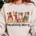 Christmas Dog Lover Sweatshirt, Australian Shepherd Crewneck, Aussie Dog Mom and Dad Holiday Shirt