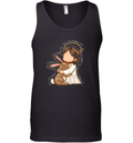 Brush Stroke Jesus He Is Risen Tank Top