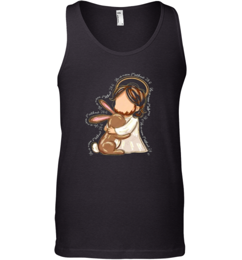Brush Stroke Jesus He Is Risen Tank Top