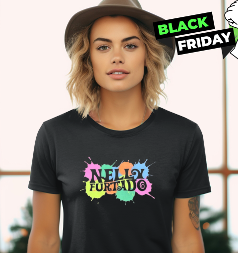 Drake Wearing Nelly Furtado Burn In The Spotlight Tour Women039S T Shirt