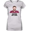 Cam Skattebo Saved My Life Women039S V Neck T Shirt