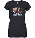 Captain America Civil War Trump Vs Elon Women039S V Neck T Shirt