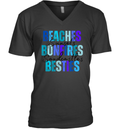 Beaches Bonfires Besties V Neck T Shirt