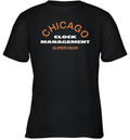 Chicago Clock Management Supervisor Youth T Shirt