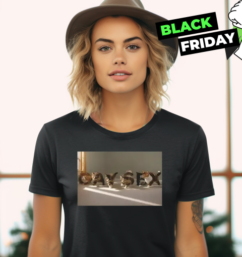 Cat Gay Sex Women039S T Shirt