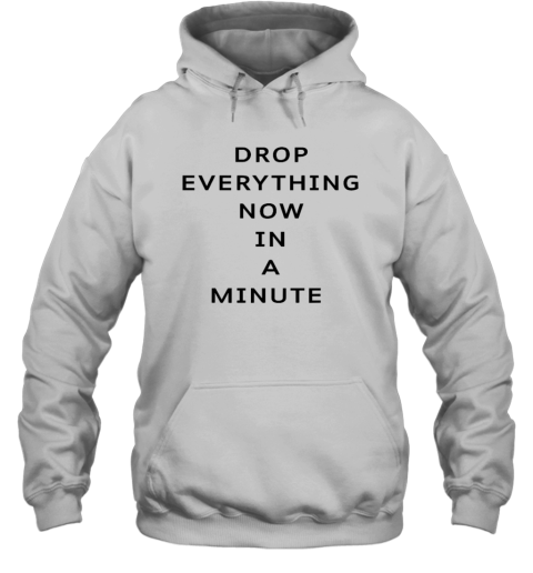 Drop Everything Now In A Minute Hoodie