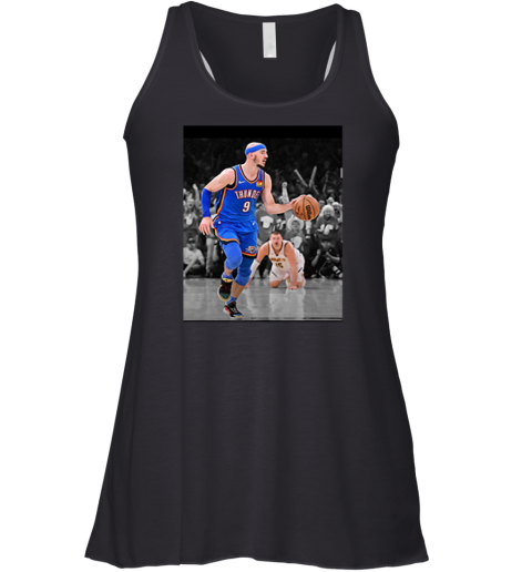 Alex Caruso Funny Meme With Nikola Jokic Racerback Tank